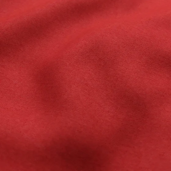 Photo of the fabric Braveheart Strawberry swatch by James Dunlop FibreGuard. Use for Upholstery, Accessory, Top of Bed. Style of Plain, Taffeta