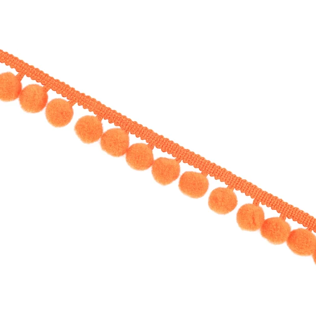 Photo of the fabric Mini Pom Braid Vnt132 03 swatch by Villa Nova. Use for Trim
