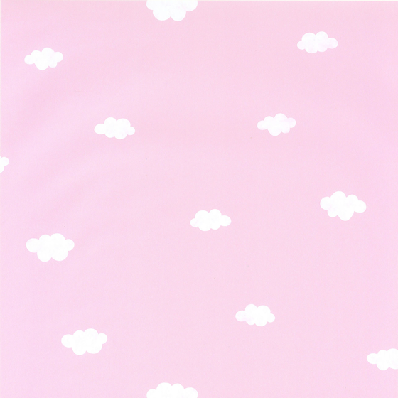 Photo of the fabric Nuage Wallpaper 2975 2975 51 32 swatch by Casadeco. Use for Wall Covering. Style of Childrens