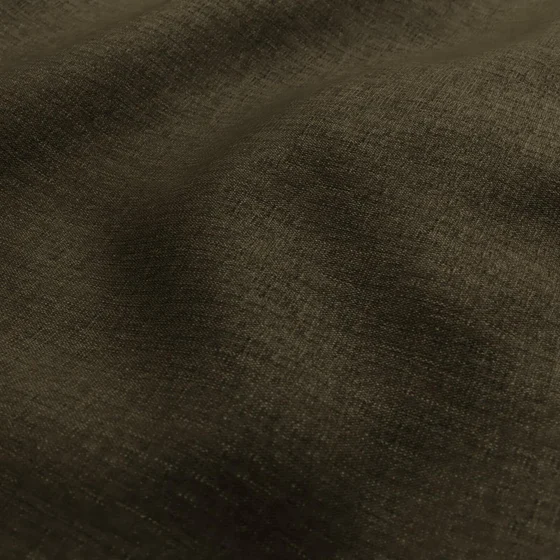 Photo of the fabric Tahiti Olive swatch by Mokum FibreGuard. Use for Curtains, Upholstery, Accessory, Top of Bed. Style of Chenille, Plain