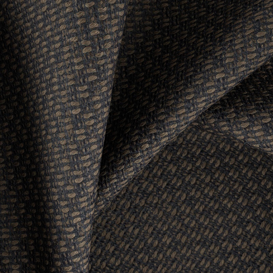 Photo of the fabric Atom Ganache swatch by Zepel. Use for Upholstery, Accessory, Top of Bed. Style of Plain, Texture