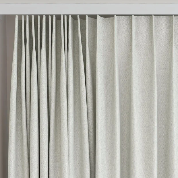 Photo of the fabric Dream Weaver 300 Granite swatch by James Dunlop. Use for Curtains. Style of Dim Out, Plain