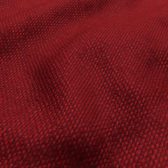 Photo of the fabric Barbarossa Berry swatch by Zepel FibreGuard. Use for Upholstery, Accessory, Top of Bed. Style of Chenille, Plain