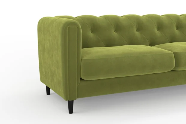 Photo of the fabric Vienna Orchard swatch by James Dunlop. Use for Curtains, Upholstery, Accessory. Style of Plain, Velvet