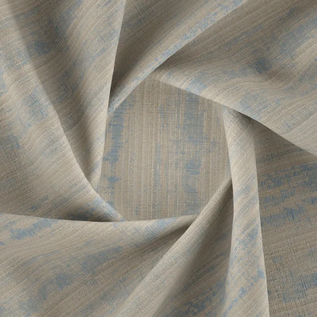Photo of the fabric Stripia Sky swatch by Zepel. Use for Curtains, Accessory, Top of Bed. Style of Abstract, Jacquard