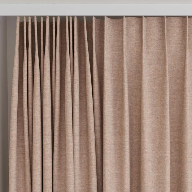 Photo of the fabric Chatham Rust swatch by James Dunlop Essentials. Use for Curtains. Style of Plain, Texture