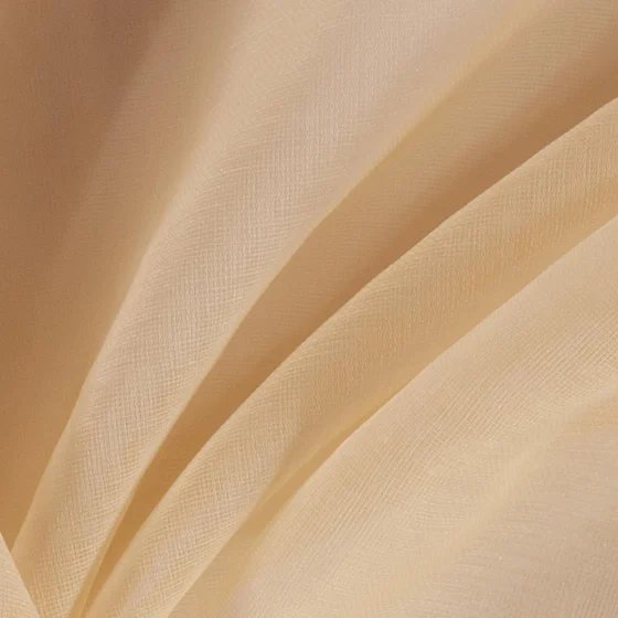 Photo of the fabric Upland Peach swatch by Zepel. Use for Sheer Curtains. Style of Plain, Sheer