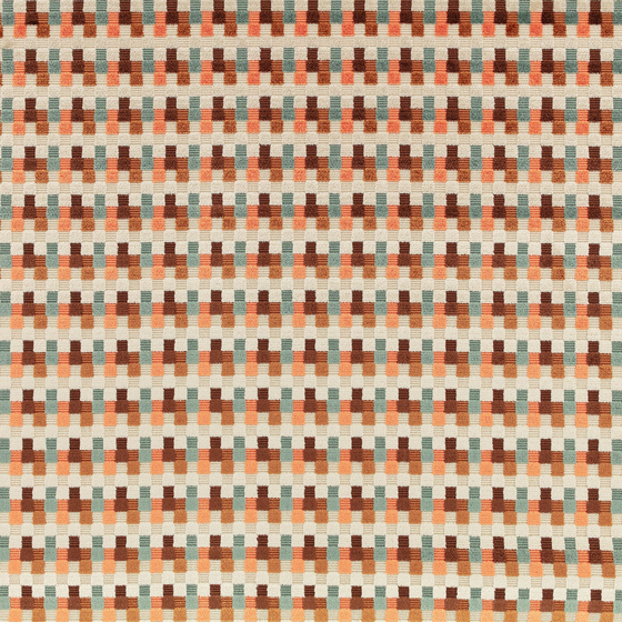 Photo of the fabric Javi 8070 02 swatch by Romo. Use for Upholstery, Accessory. Style of Geometric, Velvet