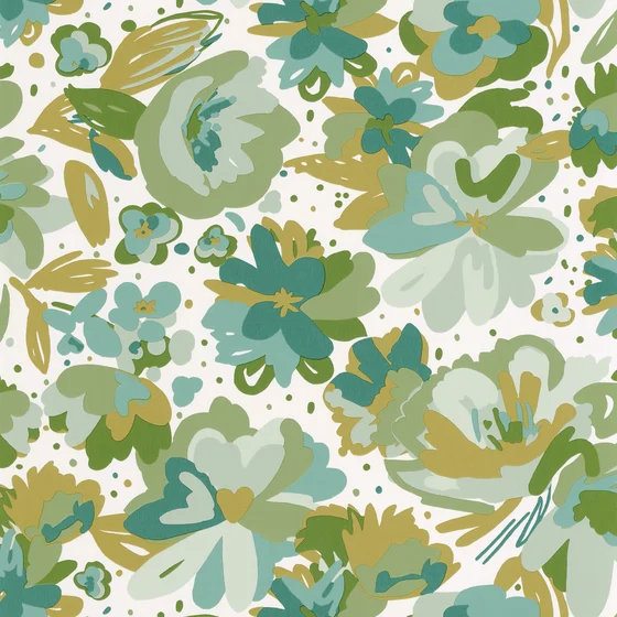 Photo of the fabric July Wallpaper 10187 71 75 swatch by James Dunlop. Use for Wall Covering. Style of Floral And Botannical, Print