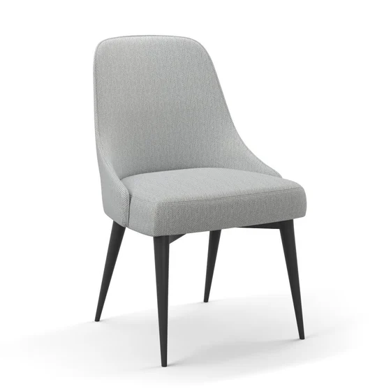 Photo of the fabric Trailblazer Silver swatch by James Dunlop FibreGuard. Use for Curtains, Upholstery, Accessory, Top of Bed. Style of Texture, Traditional