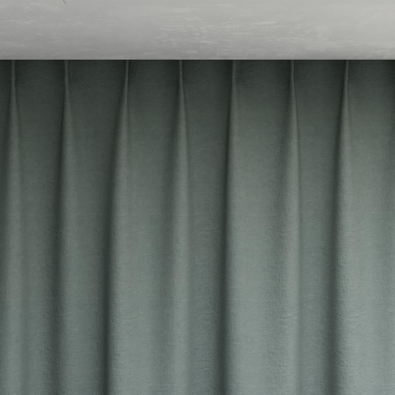 Photo of the fabric Satori Stonewash Teal swatch by Mokum. Use for Curtains, Upholstery Light Duty, Accessory, Top of Bed. Style of Plain, Texture