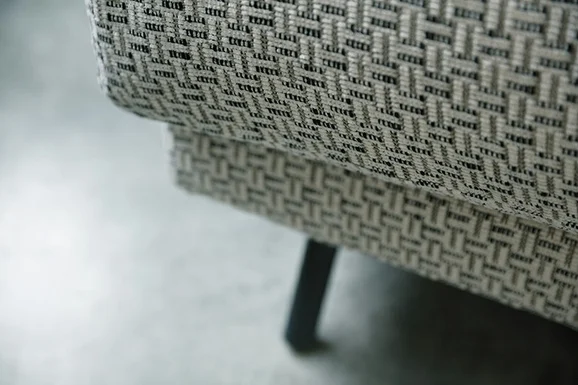 Photo of the fabric Bind K5193 01 in situ by Kirkby Design. Use for Upholstery, Accessory. Style of Plain