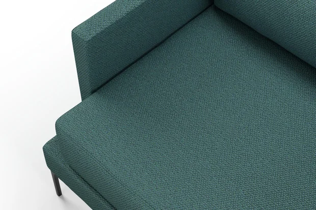 Photo of the fabric Ostuni Aquamarine swatch by Mokum. Use for Upholstery, Accessory. Style of Plain, Texture
