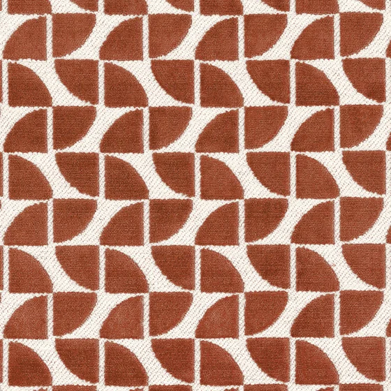 Photo of the fabric Oca 3294 3294 0639 swatch by Casamance. Use for Upholstery, Accessory. Style of Geometric, Velvet