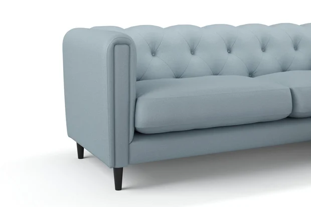 Photo of the fabric Urban Aqua swatch by James Dunlop. Use for Curtains, Upholstery, Accessory. Style of Plain, Texture