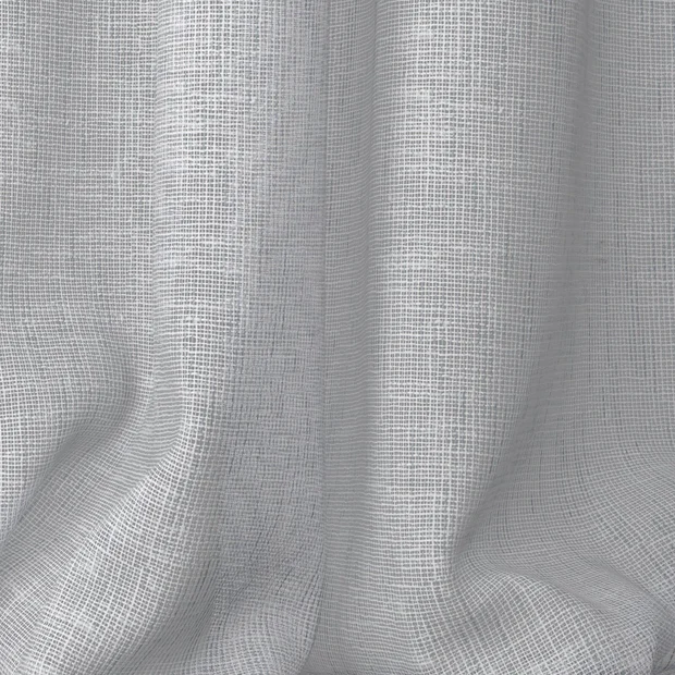 Photo of the fabric Seaview Sky swatch by James Dunlop. Use for Sheer Curtains. Style of Plain, Sheer