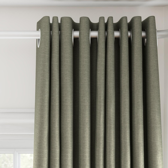 Photo of the fabric Atelier Celadon swatch by James Dunlop. Use for Curtains, Accessory. Style of Plain, Taffeta