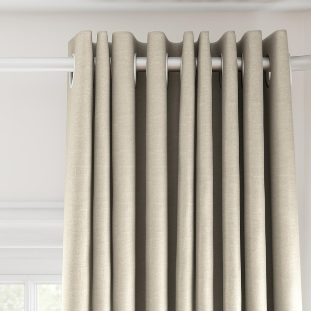 Photo of the fabric Atelier Parchment swatch by James Dunlop. Use for Curtains, Accessory. Style of Plain, Taffeta