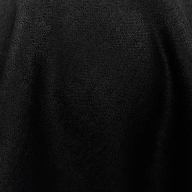 Photo of the fabric Determination Raven swatch by James Dunlop FibreGuard. Use for Curtains, Upholstery, Accessory, Top of Bed. Style of Plain, Velvet