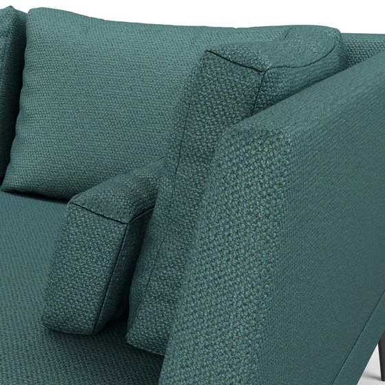 Photo of the fabric Ostuni Aquamarine swatch by Mokum. Use for Upholstery, Accessory. Style of Plain, Texture