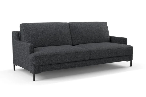 Photo of the fabric Elba Basalt swatch by Mokum. Use for Upholstery, Accessory. Style of Plain, Texture