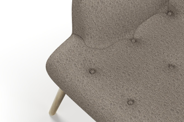 Photo of the fabric Omni Plaza swatch by James Dunlop FibreGuard. Use for Upholstery, Accessory, Top of Bed. Style of Plain, Texture
