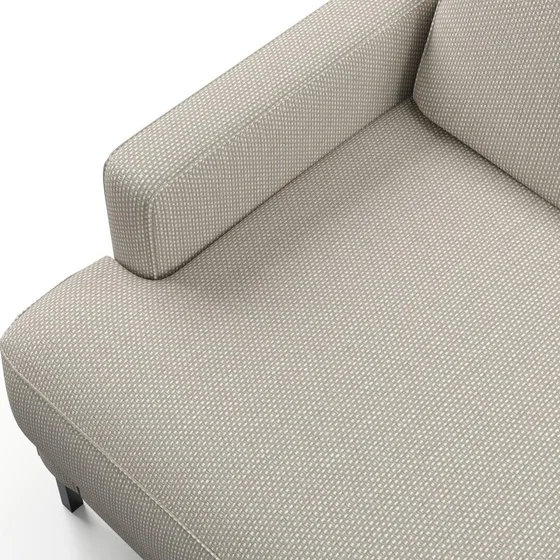 Photo of the fabric Souk Quartz swatch by Mokum. Use for Upholstery, Accessory. Style of Plain, Texture