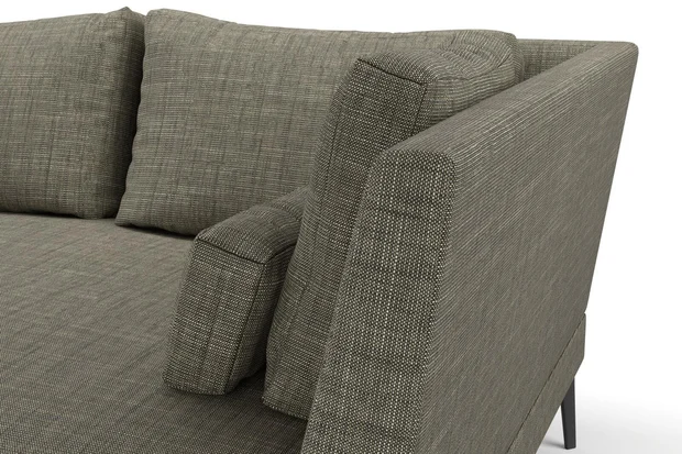 Photo of the fabric Ficus Marcasite 897 swatch by Mokum. Use for Upholstery, Accessory. Style of Plain, Texture