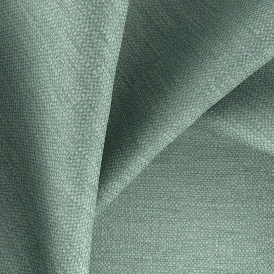 Photo of the fabric Colourwash Eco Lagoon swatch by Zepel FibreGuard. Use for Curtains, Upholstery, Accessory, Top of Bed. Style of Plain, Texture
