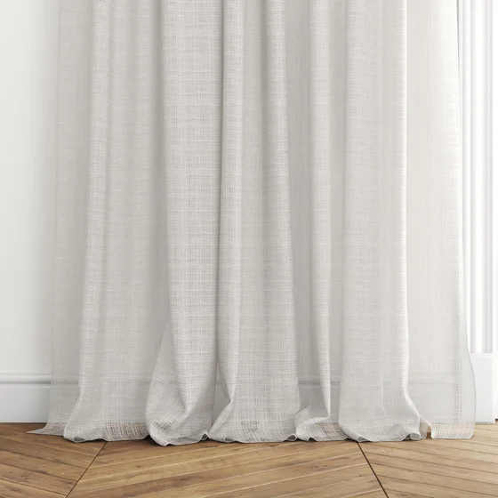 Photo of the fabric Scandinese Sand swatch by James Dunlop. Use for Sheer Curtains. Style of Plain, Sheer