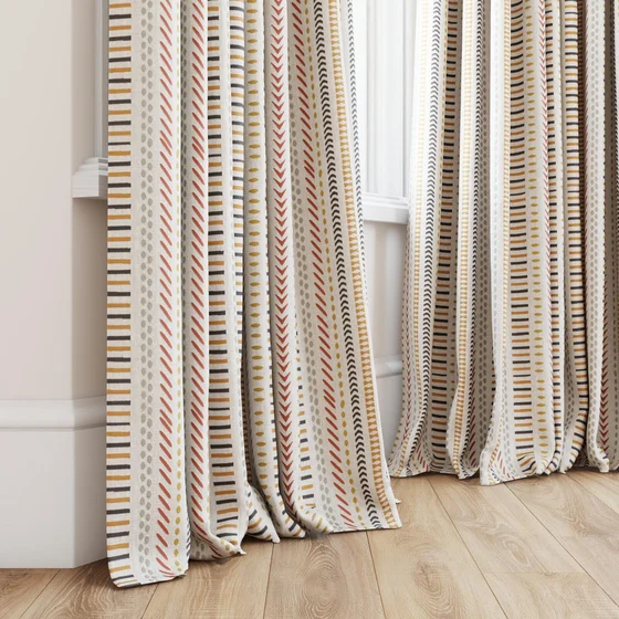 Photo of the fabric Revival Muse swatch by James Dunlop. Use for Curtains, Accessory. Style of Embroidery