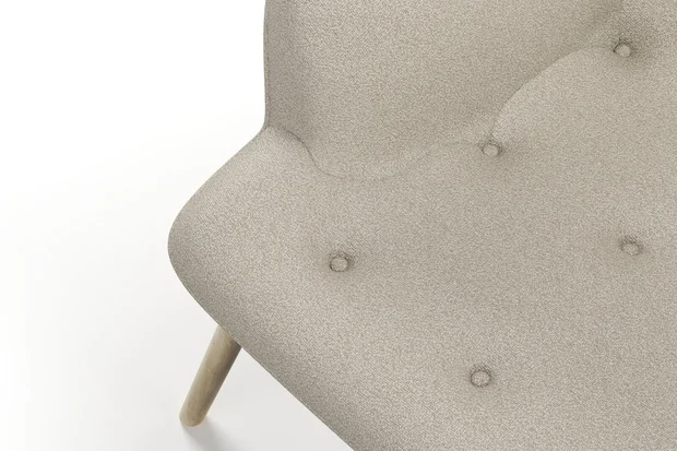 Photo of the fabric Waiheke Driftwood swatch by James Dunlop. Use for Upholstery, Accessory. Style of Plain, Texture