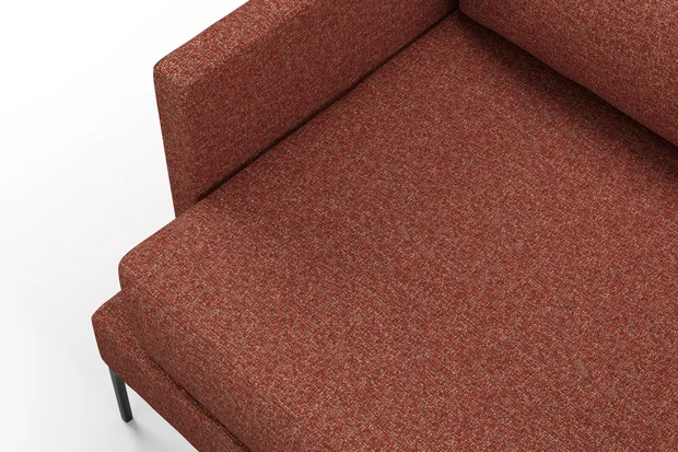 Photo of the fabric Bora Bora Spice swatch by Mokum FibreGuard. Use for Curtains, Upholstery, Accessory. Style of Plain, Texture