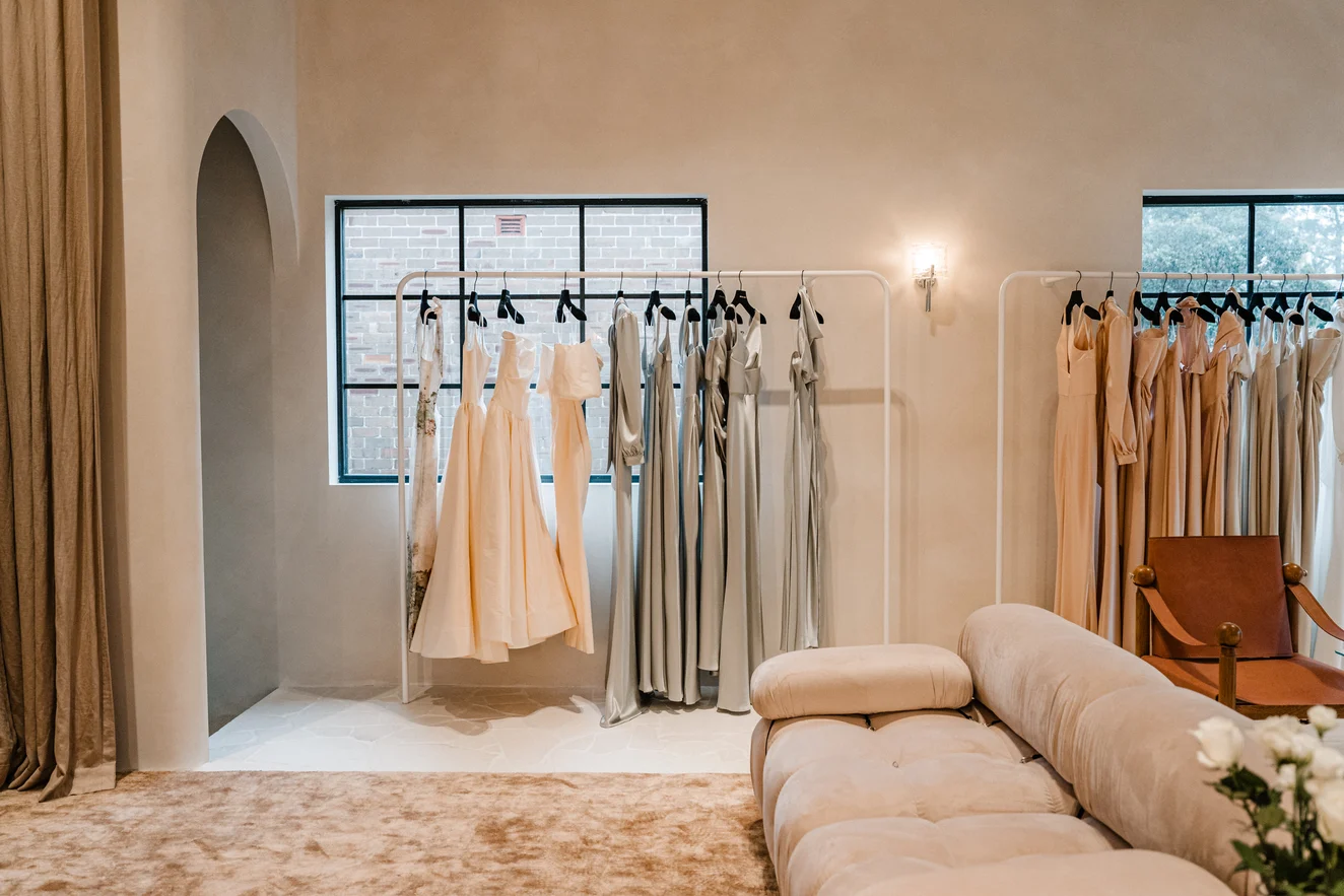 Curtain in Satnin colour Brandy by Catherine Martin by Mokum | Photograph by Siempre