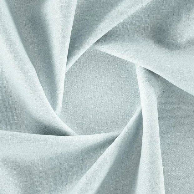 Photo of the fabric Ashur Aqua swatch by FR-One. Use for Curtains, Accessory. Style of Dim Out, Plain