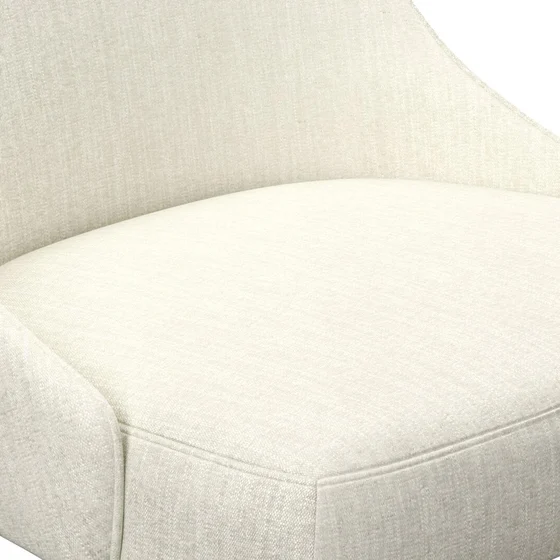 Photo of the fabric Trezor Linen swatch by James Dunlop FibreGuard. Use for Curtains, Upholstery, Accessory. Style of Chenille, Plain