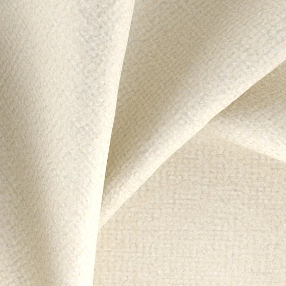 Photo of the fabric Cottage Bone swatch by Zepel. Use for Upholstery, Accessory, Top of Bed. Style of Chenille, Plain