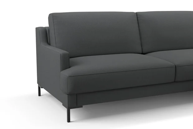 Photo of the fabric Sahel Ink swatch by Mokum. Use for Upholstery, Accessory. Style of Plain, Texture