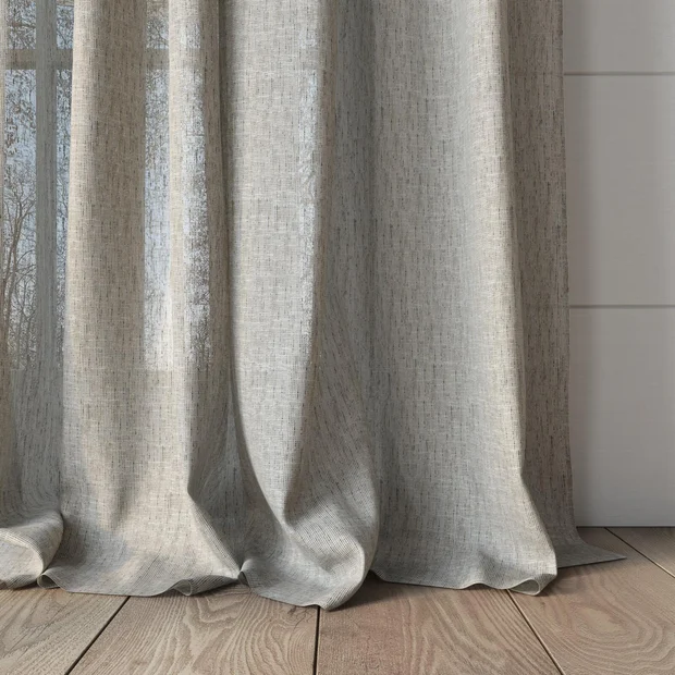 Photo of the fabric Shoji Frost swatch by Mokum. Use for Sheer Curtains. Style of Plain, Sheer