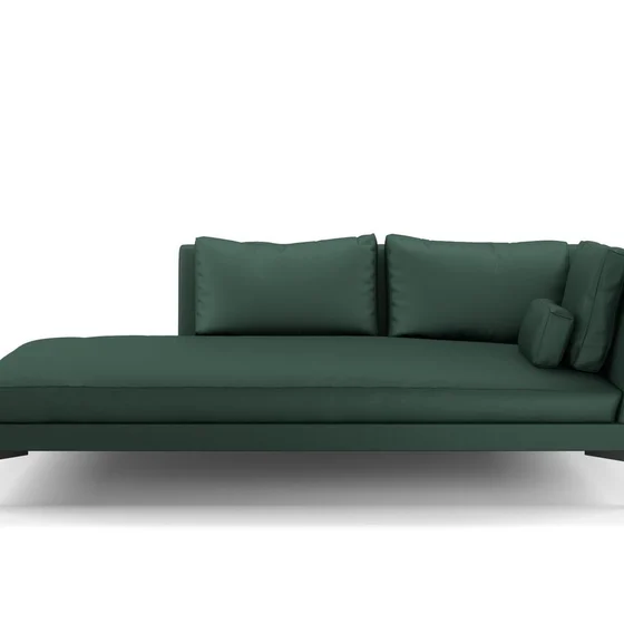 Photo of the fabric Como Juniper swatch by Mokum. Use for Upholstery, Accessory. Style of Plain, Texture