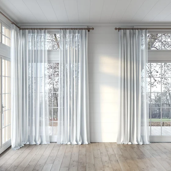 Photo of the fabric Kyoto Stripe Chambray swatch by James Dunlop. Use for Curtains. Style of Stripe, Texture