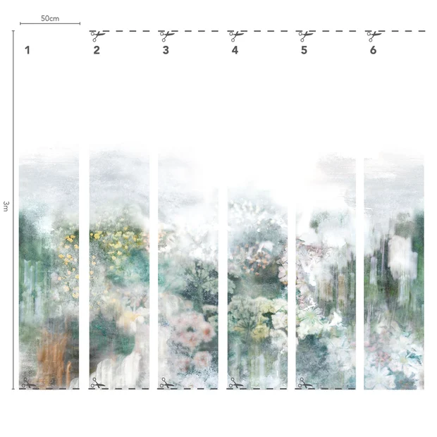Photo of the fabric Wander Panel W631 01 swatch by Villa Nova. Use for Wall Covering, Wall Panel/Mural