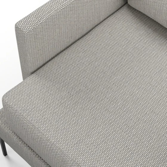 Photo of the fabric Souk Silt swatch by Mokum. Use for Upholstery, Accessory. Style of Plain, Texture