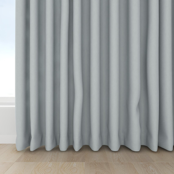 Photo of the fabric Satori Stonewash Duckegg Blue swatch by Mokum. Use for Curtains, Upholstery Light Duty, Accessory, Top of Bed. Style of Plain, Texture