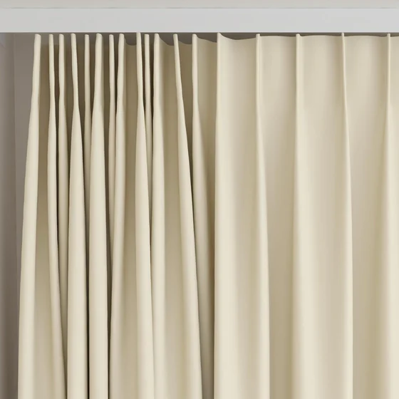 Photo of the fabric Vela Sand swatch by James Dunlop FibreGuard. Use for Curtains, Upholstery, Accessory, Top of Bed. Style of Plain, Velvet