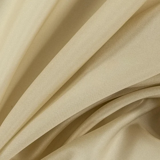 Photo of the fabric Silkra Camel swatch by Zepel. Use for Sheer Curtains. Style of Plain, Sheer