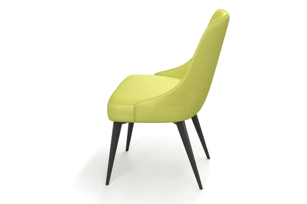 Photo of the fabric Provence Chartreuse swatch by James Dunlop Essentials. Use for Curtains, Upholstery, Accessory, Top of Bed. Style of Plain, Texture