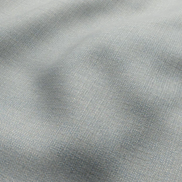 Photo of the fabric Gent Sky swatch by Zepel FibreGuard. Use for Curtains, Upholstery, Accessory, Top of Bed. Style of Plain, Texture