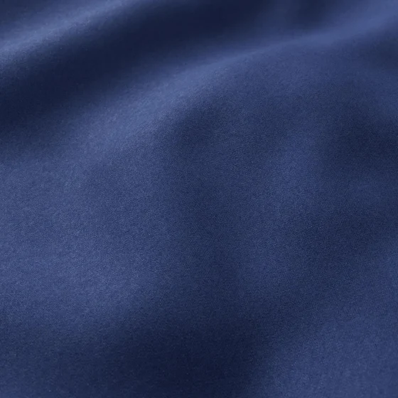 Photo of the fabric Recline Denim swatch by Zepel. Use for Curtains, Upholstery, Accessory, Top of Bed. Style of Plain, Velvet