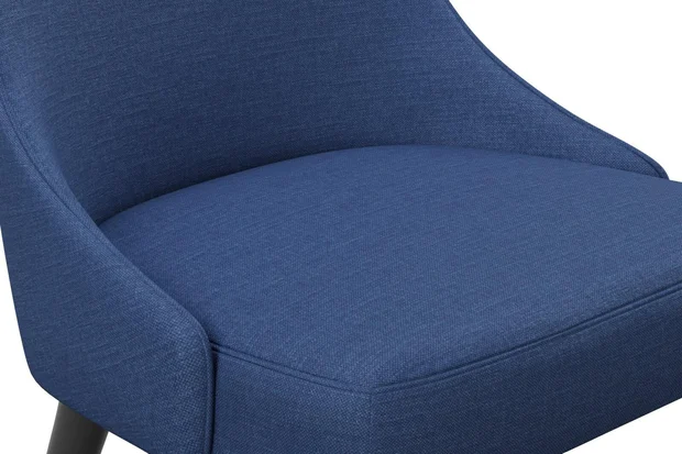 Photo of the fabric Urban Cobalt swatch by James Dunlop. Use for Curtains, Upholstery, Accessory. Style of Plain, Texture